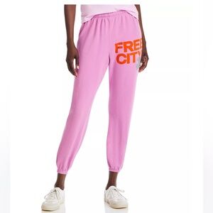 Pink Free City Sweatpants